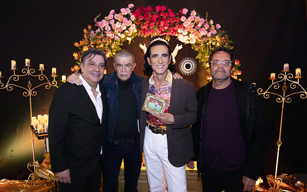 Juan Carlos Villamizar, Miguel Varoni, Dago García y Luis Felipe Salamanca